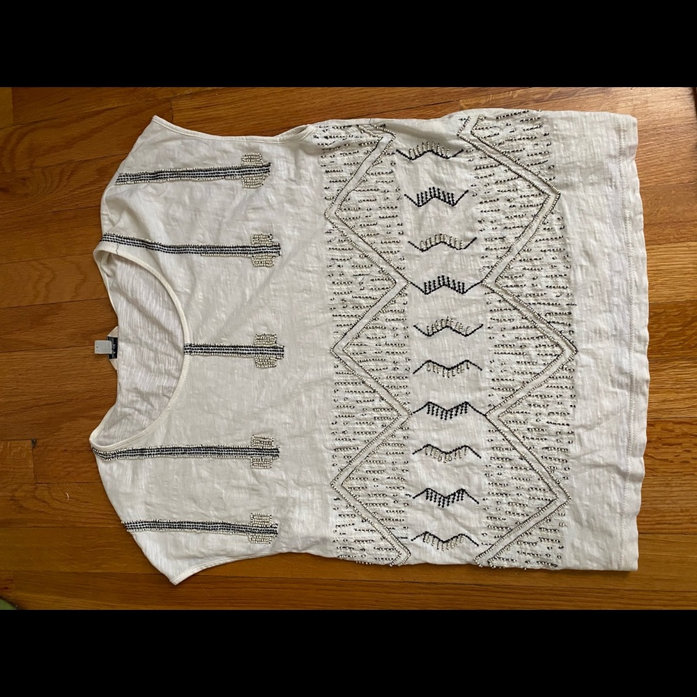 Lucky Brand Beaded Top